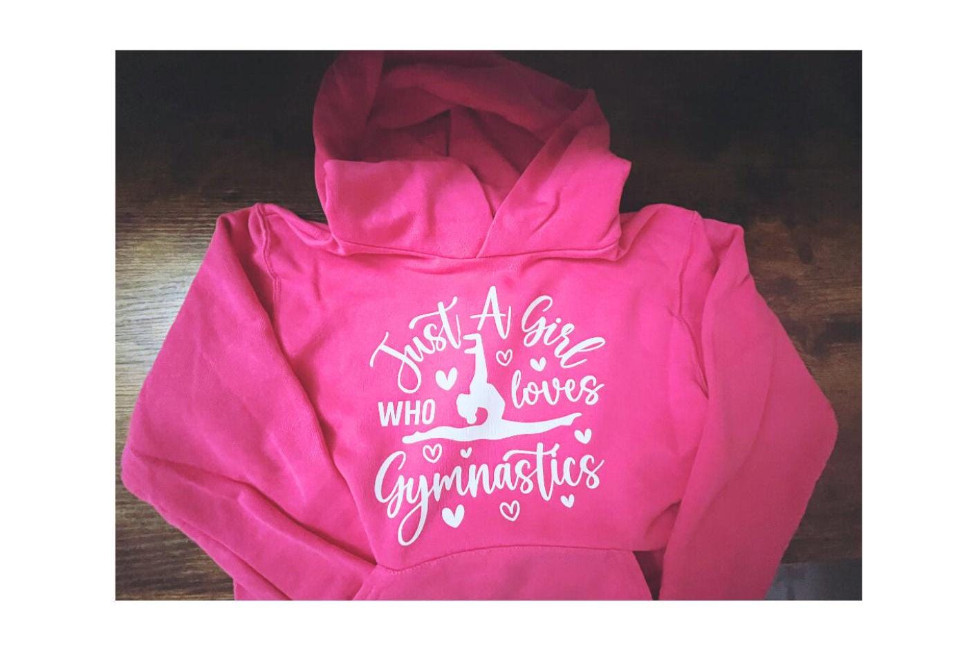 Kids personalised Gymnastics, Gymnast Hoodie