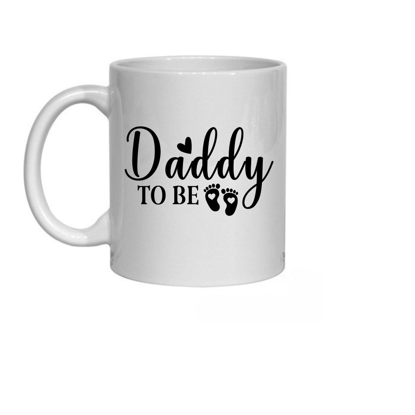Personalised “Daddy to Be” Mug – Custom Name or Message – New Dad Gift