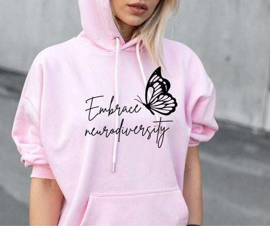 Embrace Neurodiversity – Personalised Hoodie for Women