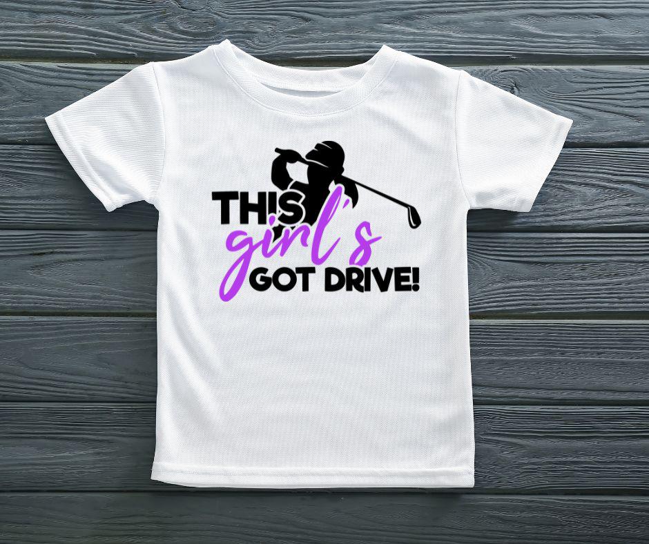 Personalised Golf T-Shirt for Kids