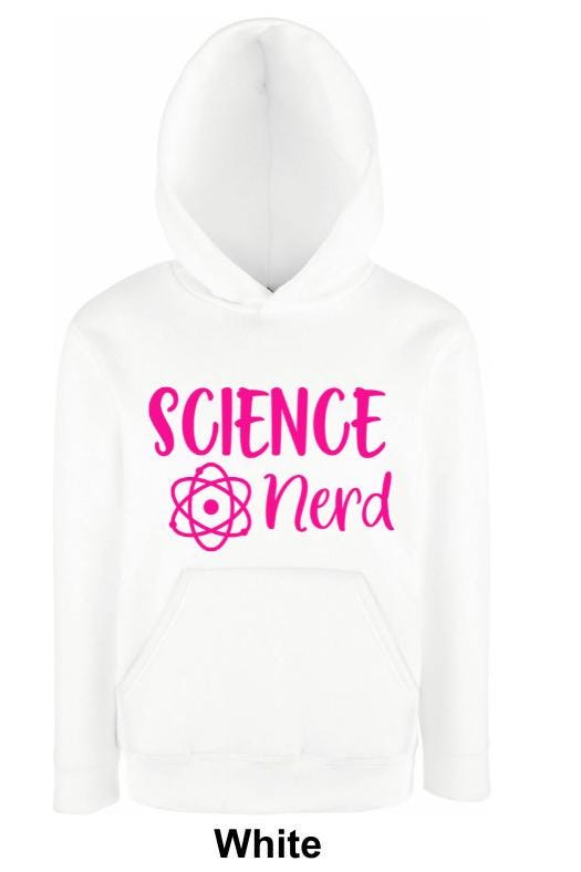 Kids Science Hoodie – Fun Nerdy Sweatshirt, Custom Gift for Curious Minds