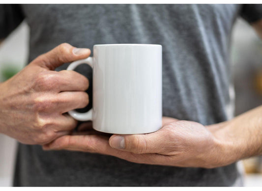Personalised “Best Dad Hands Down” Mug – Custom Name or Message – Father’s Day Gift