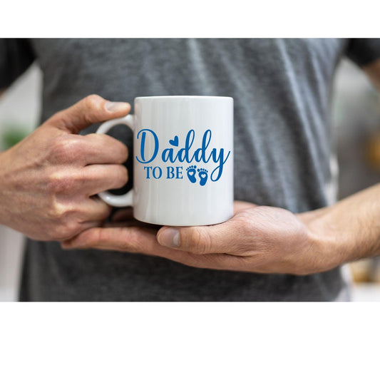 Personalised “Daddy to Be” Mug – Custom Name or Message – New Dad Gift