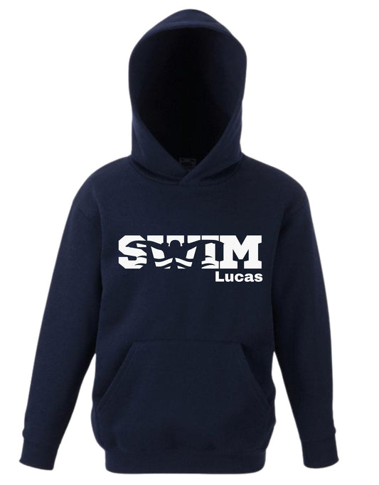 Kids’ Custom Swim Hoodie – Personalised Swimming Hoodie