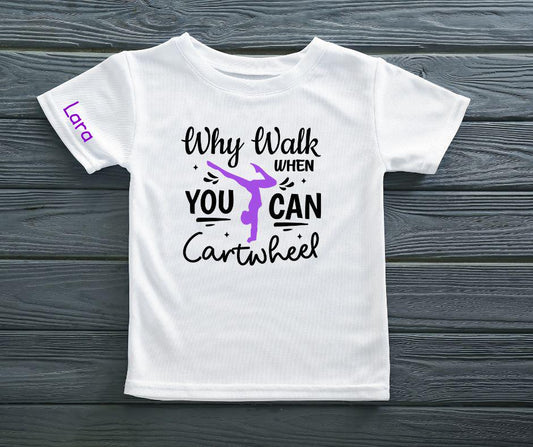 Personalised Gymnastics T-Shirt for Kids