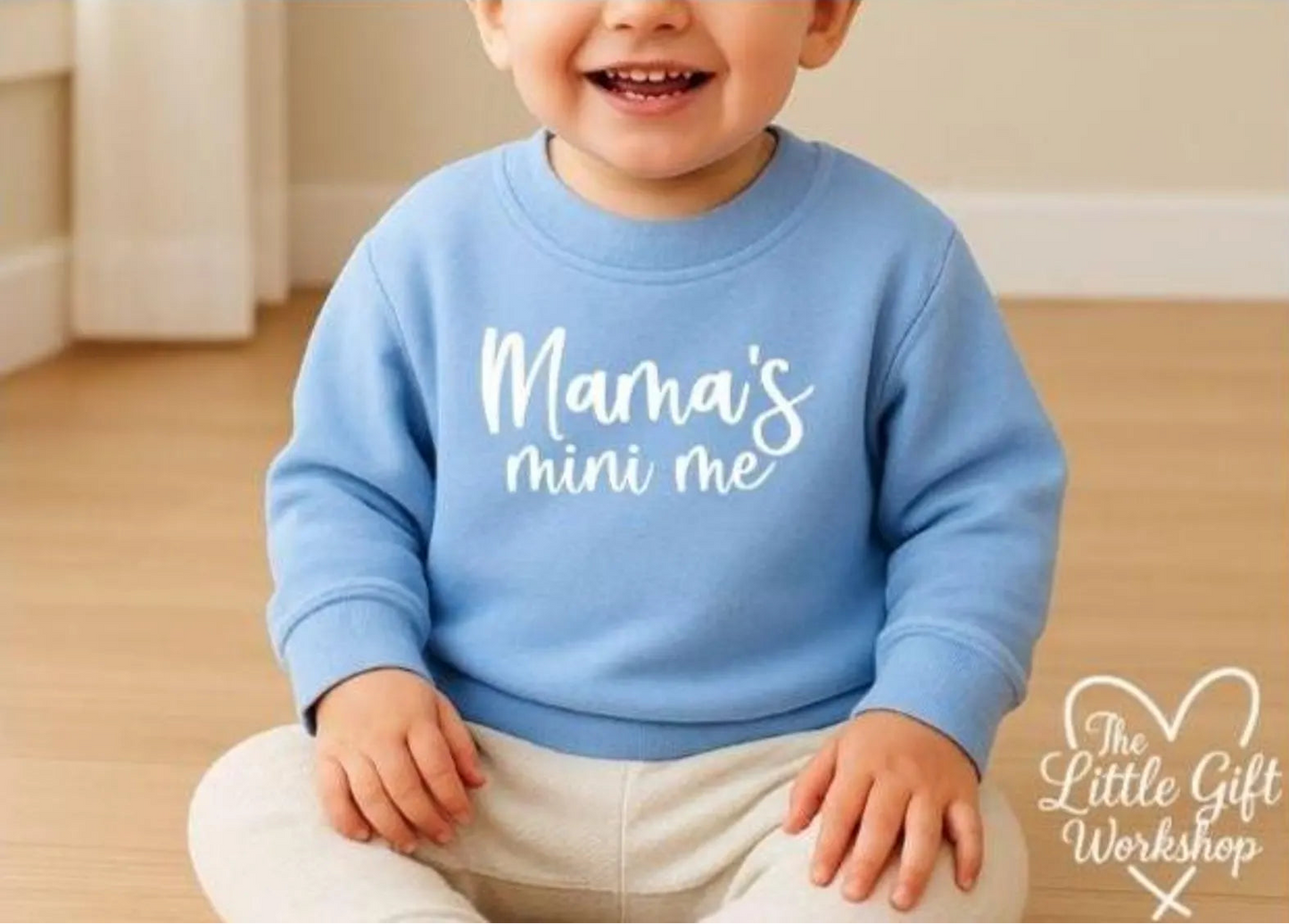 Mama's Mini Me Personalised Baby Sweatshirt