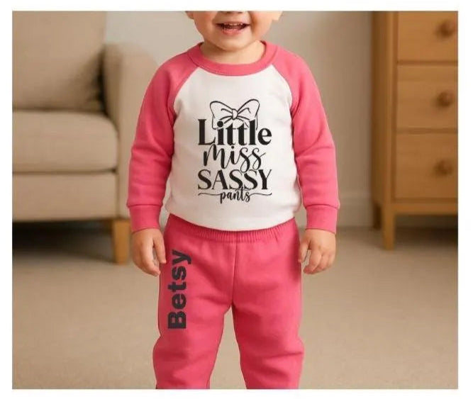 Personalised “Little Miss Sassy Pants” Children’s Pyjamas