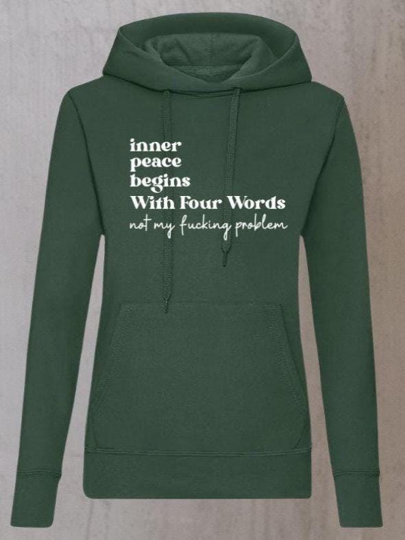 Not My F*cking Problem – Personalised Hoodie for Women