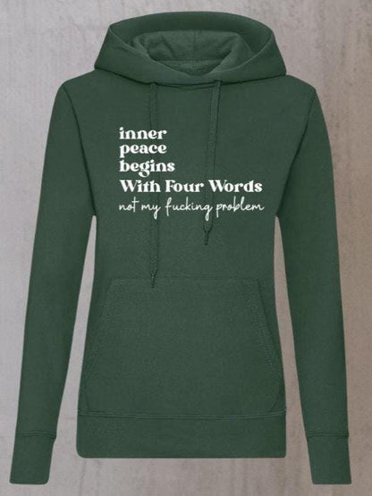 Not My F*cking Problem – Personalised Hoodie for Women