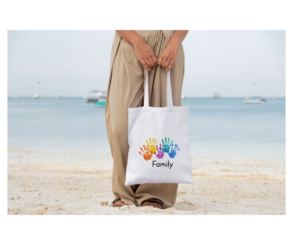 Personalised Kids Artwork Tote Bag