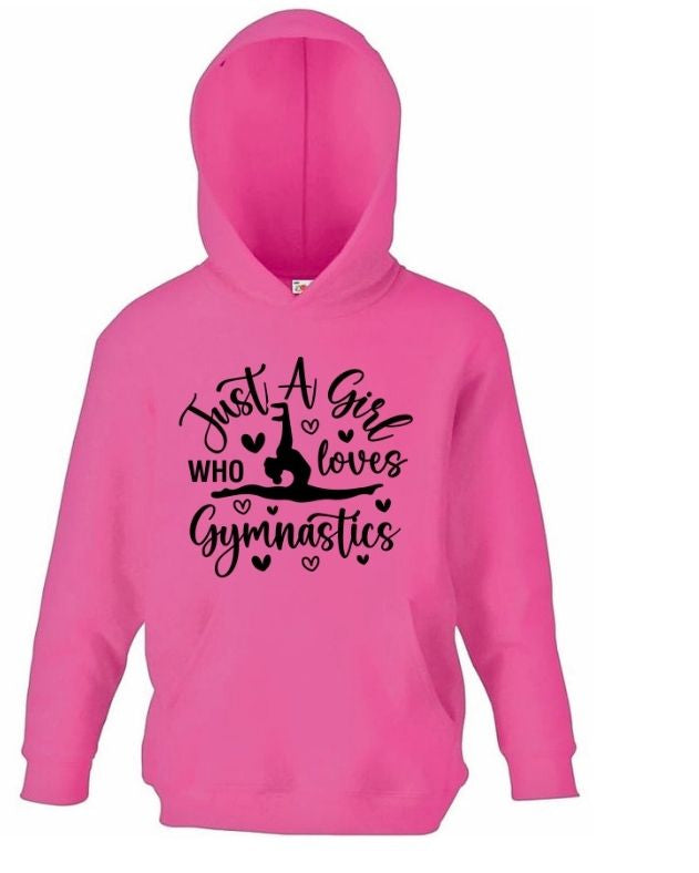 Kids personalised Gymnastics, Gymnast Hoodie