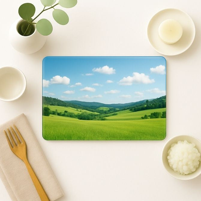 Personalised Photo Glass Chopping Board – Medium (28 × 30cm)