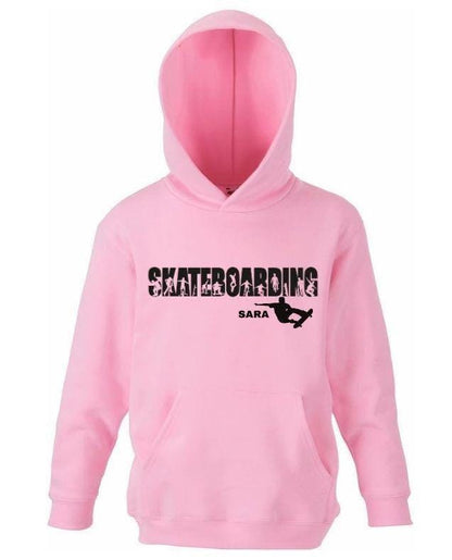 Skateboarding Kids Hoodie – Personalised
