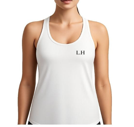 Personalised Women’s Performance Strap Back Vest