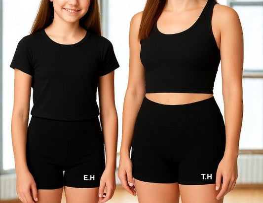 Genuine Silky Dance® High Waist Shorts – Personalised by The Little Gift Workshop