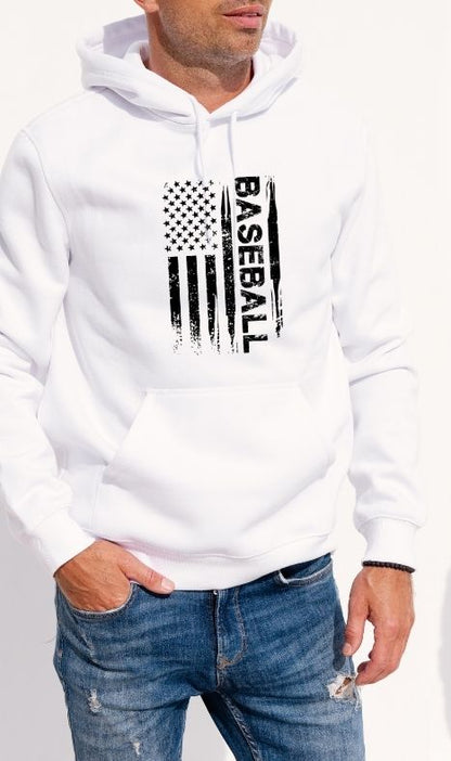 “Baseball” Sports Hoodie for Men