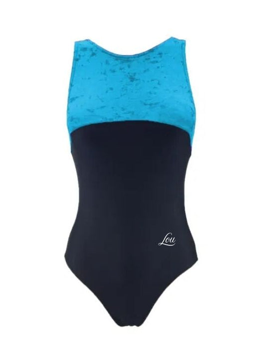Personalised Starlite Tansy Crushed Velour Dance Leotard, Personalised by The Little Gift Workshop