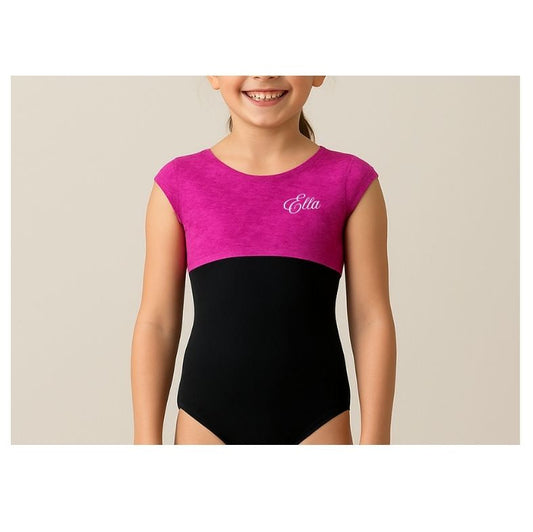Personalised Starlite Crushed Velour Meggie Leotard, Personalised by The Little Gift Workshop