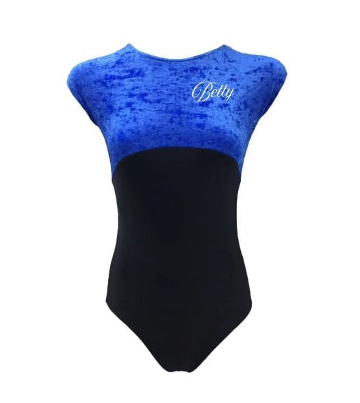 Personalised Starlite Crushed Velour Meggie Leotard, Personalised by The Little Gift Workshop