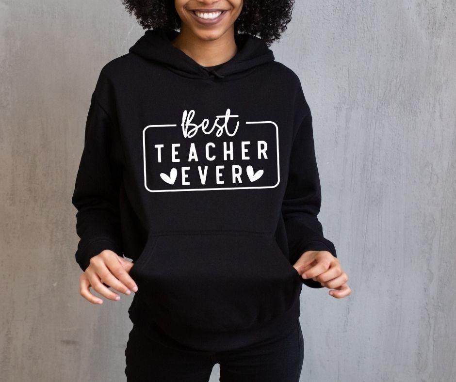 Best Teacher Ever – Personalised Hoodie Gift for Teachers
