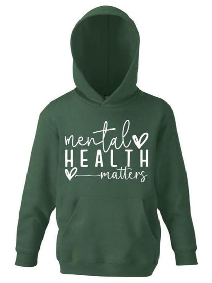 Mental Health Matters Kids Hoodie – Personalised