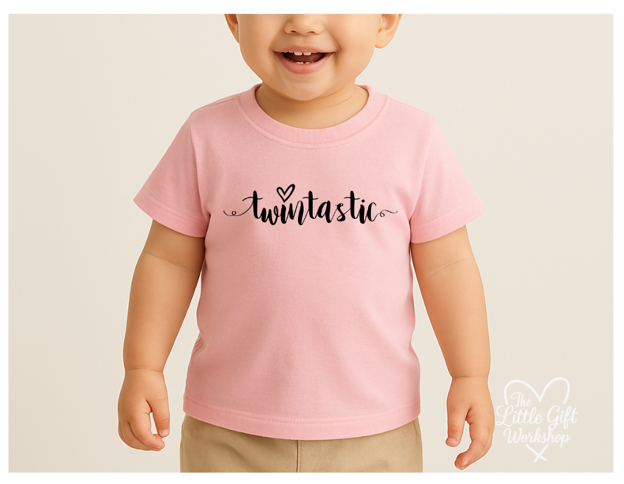 Personalised “Twintastic” Children's T-Shirt