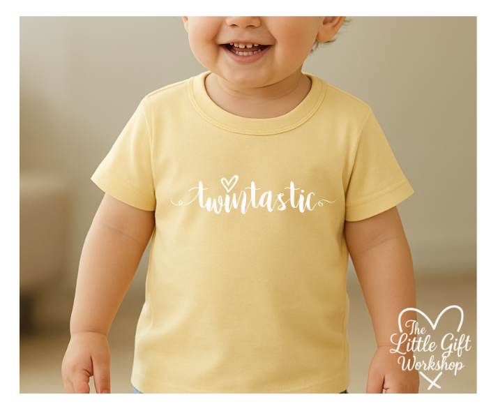 Personalised “Twintastic” Children's T-Shirt