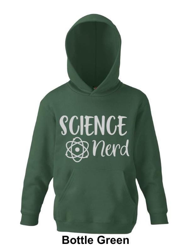 Kids Science Hoodie – Fun Nerdy Sweatshirt, Custom Gift for Curious Minds