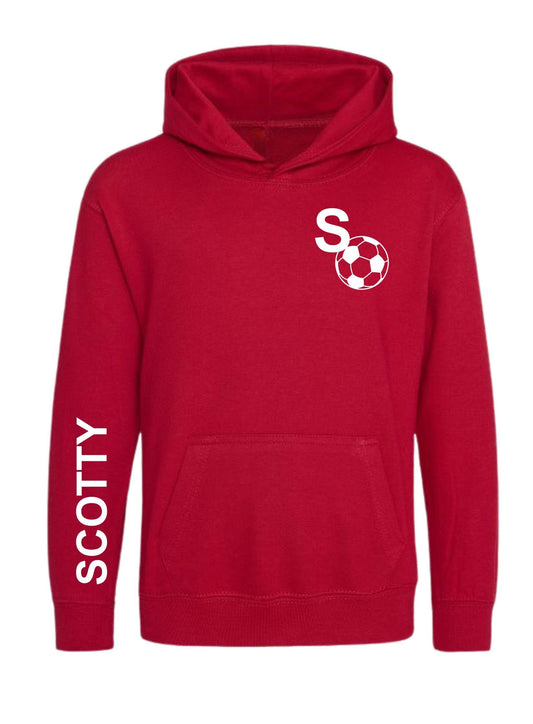 Kids Football Hoodie – Personalised Sports Sweatshirt, Soccer Gift & Activewear