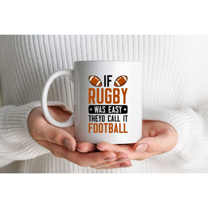 Personalised Rugby Mug – Funny Slogan with Custom Name or Message