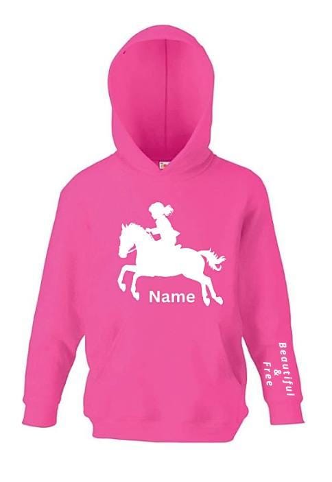 Custom Horse Girl Hoodie – Gift for Horse Riders & Lovers