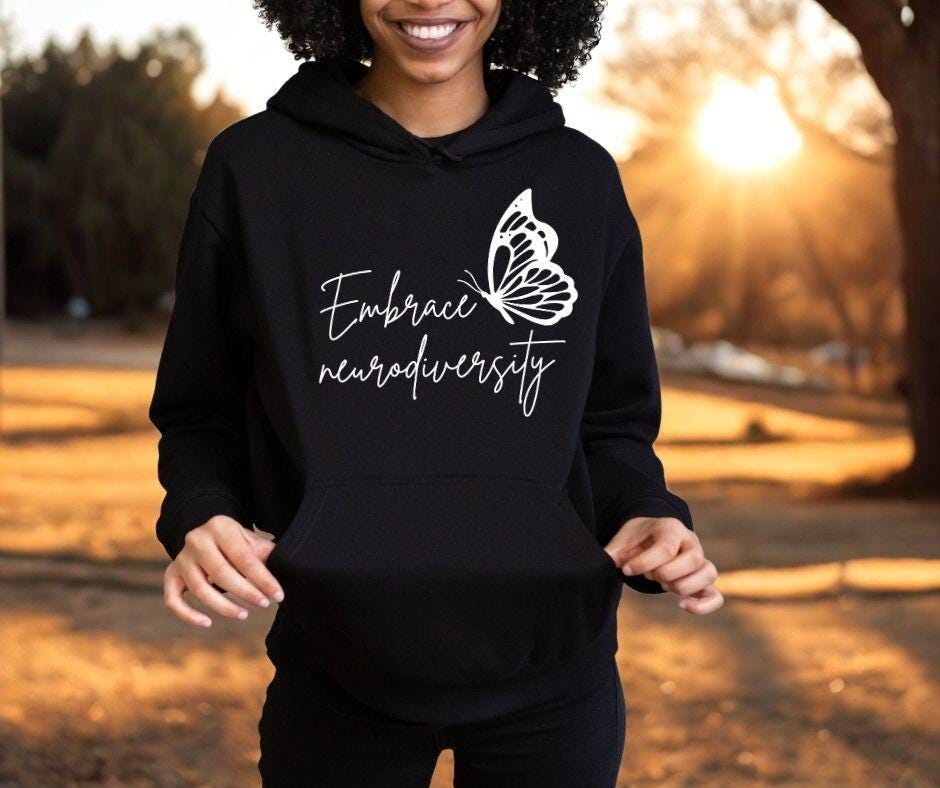 Embrace Neurodiversity – Personalised Hoodie for Women