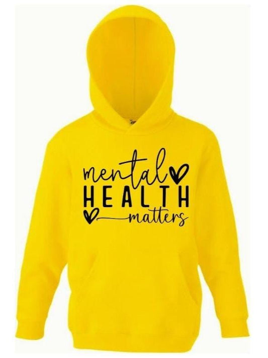 Mental Health Matters Kids Hoodie – Personalised