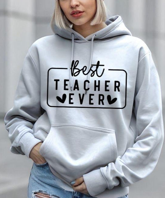 Best Teacher Ever – Personalised Hoodie Gift for Teachers