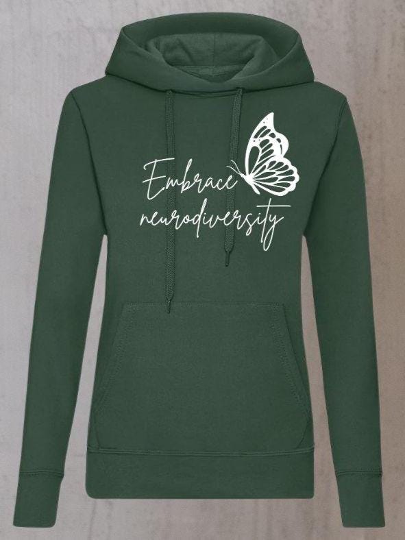 Embrace Neurodiversity – Personalised Hoodie for Women