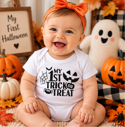 Personalised “My First Trick or Treat” Baby Halloween Vest