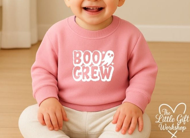 Personalised “Boo Crew” Baby Sweatshirt