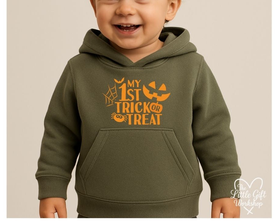 Personalised “My 1st Trick or Treat” Halloween Hoodie
