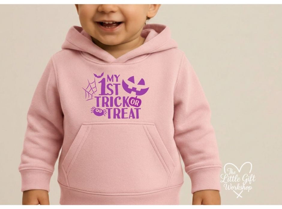 Personalised “My 1st Trick or Treat” Halloween Hoodie