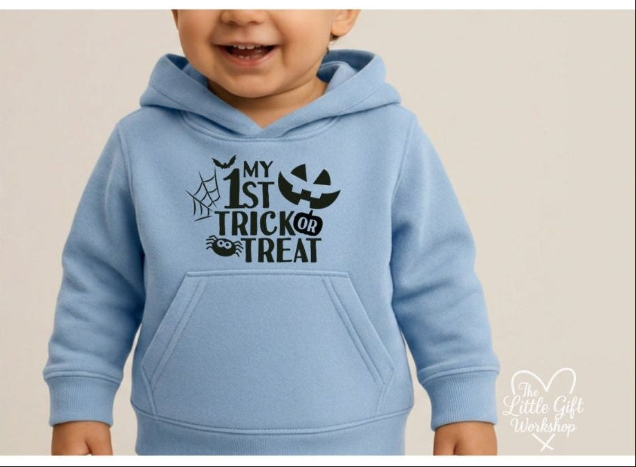 Personalised “My 1st Trick or Treat” Halloween Hoodie