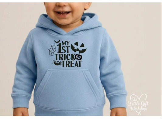 Personalised “My 1st Trick or Treat” Halloween Hoodie