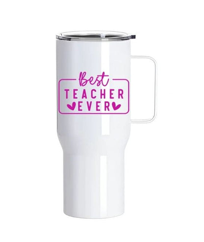 Personalised “Best Teacher Ever” Tumbler – 25oz Stainless Steel
