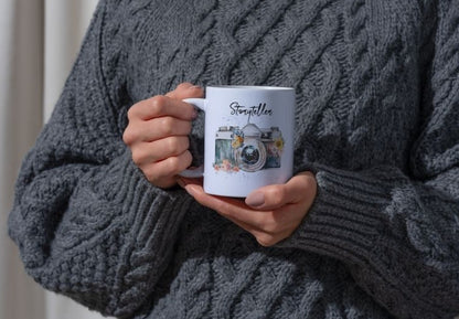 Personalised “Storyteller” Mug – Ceramic Coffee Cup for Photographers, Artists & Creatives