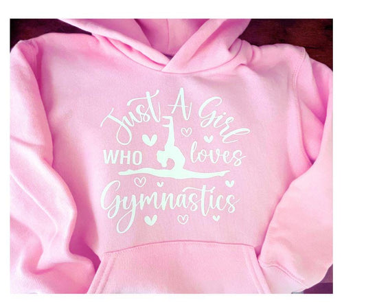 Kids personalised Gymnastics, Gymnast Hoodie