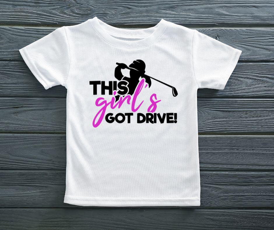Personalised Golf T-Shirt for Kids