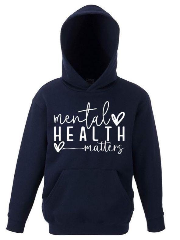 Mental Health Matters Kids Hoodie – Personalised