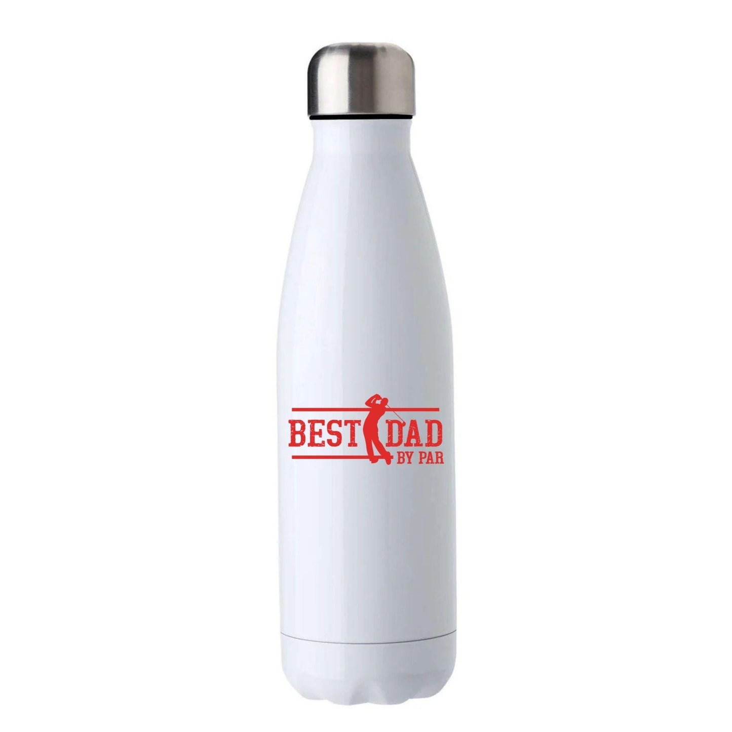 Personalised Golf Water Bottle – “Best Dad by Par”