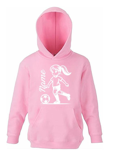 Girls Football Hoodie – Personalised Soccer Sweatshirt for Young Athletes