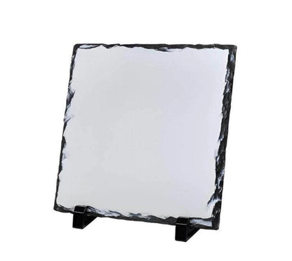 Personalised Photo Slate: Glossy Rock Keepsake - 20x20cm Square