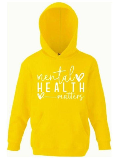 Mental Health Matters Kids Hoodie – Personalised
